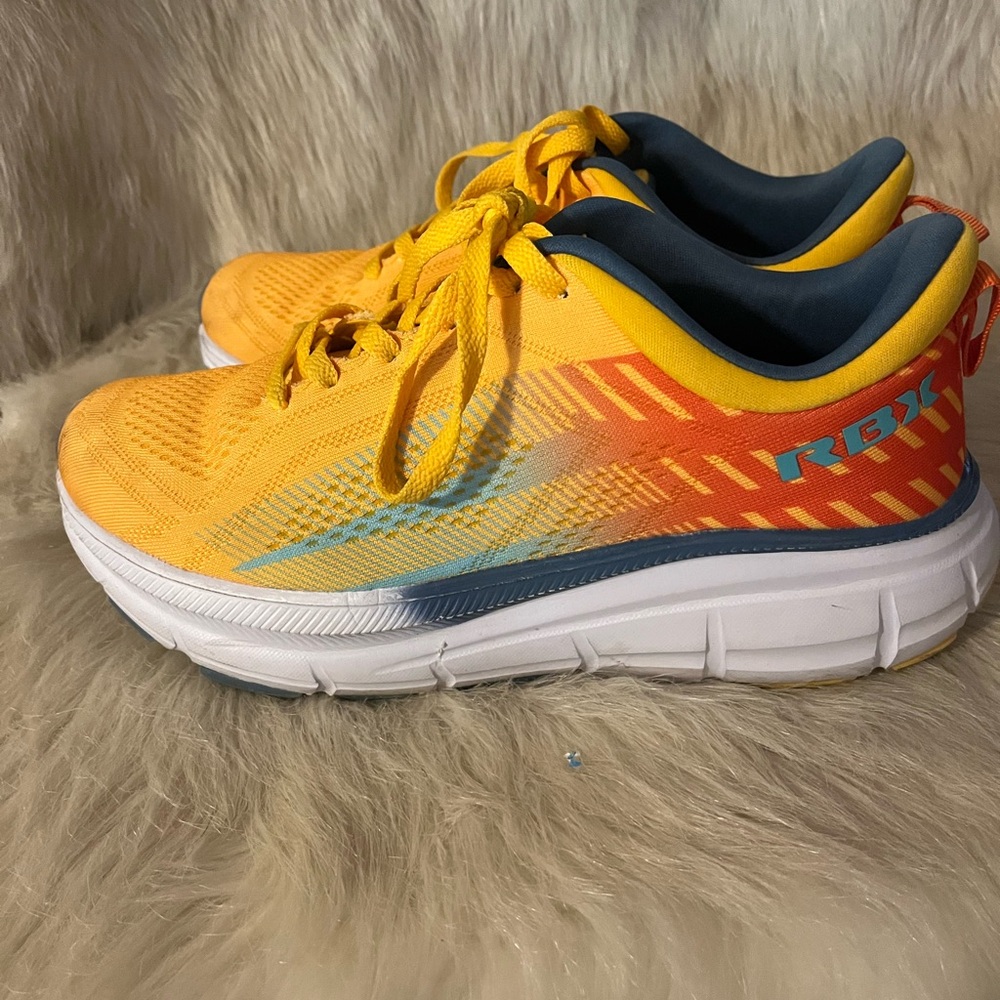RBX Men’s Yellow and Blue Athletic Shoes